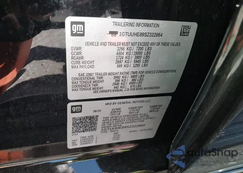 2025 GMC Sierra K1500 Denali Ultimate из США, поврежденный, VIN 1GTUUHE89SZ322864